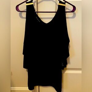 INC cold shoulder top, large, NWT